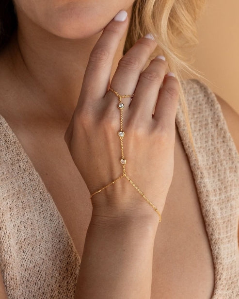 Sterling Finger Chain Image 2